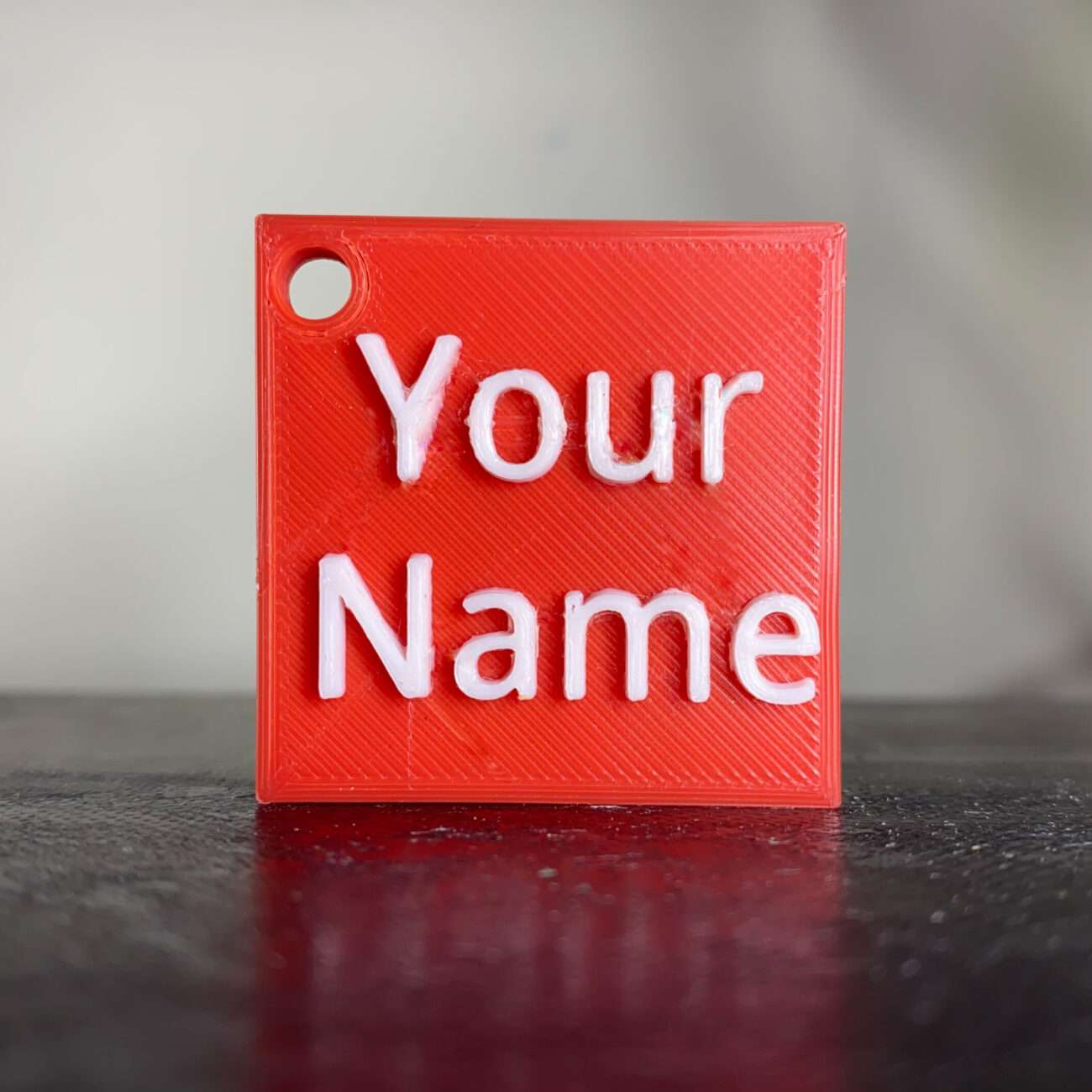 3D Printed Customisable Key Chain Star 3D Printing isaac-halo-table